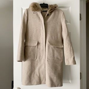 Faux fur Ralph Lauren coat